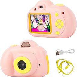 Zest 4 Toyz Kids Digital Camera Full HD VGA 1080P Handy Portable 2.0 Screen inbuilt Games Toy with USB Rechargeable Outdoor Play Toy Camera - Pink-image-75