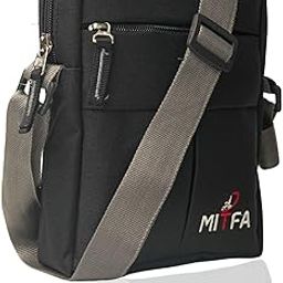 Mitfa Messanger Sling Bag for Men and Women - Stylish Crossbody Passport Messenger with Water-Resistant Design, Shockproof Pocket - Ideal for Trip,Travel, Office, Business - Adjustable Strap-28