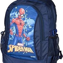 Marvel The Spider-Man School Bags | Kids School Bags | Student Bookbag | School Bag for Girls & Boys | School Bag with 3 Compartments | Navy Blue-image-98