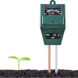 DeoDap Soil Tester 3-in-1 Plant Moisture Sensor Meter/Light/pH Tester for Home, Garden, Lawn, Farm, Indoor & Outdoor Use, Promote Plants Healthy Growth (Green)-image-36
