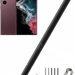 Galaxy S22 Stylus Pen Replacement For Samsung Galaxy S22 Ultra 5G Touch Stylus Pen, S22 S Pen Without Bluetooth Replacement + Tips/Nibs (Burgundy)-18