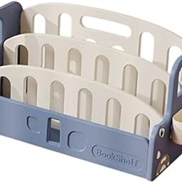 ARTISOUL® Kids Book Rack Sturdy for Quick Book Access Kids Bookshelf for Gifts Bedroom Blue | Kids & Teens at Home | Furniture | Bookcases-image-68