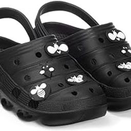 Panther Men Clogs Comfortable Cushioned Sole Arch Support Durable Lightweight Flexible Trendy Style Clogs and Sandal with Adjustable Back Strap Daily use Mules for Men-image-1