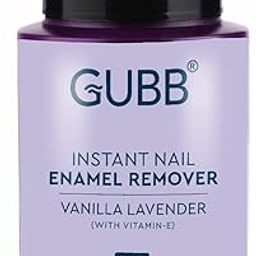 GUBB Nail Paint Remover Dip & Twist | Acetone Free & contain vitamin E| Best For Natural Fingernail | Lavender - 80ml-48
