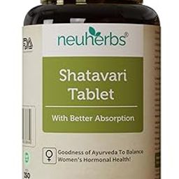 Neuherbs Shatavari Tablet | Ayurveda Herbal Supplement For Women's Hormonal Health | Promotes Lactation | 100% Pure & Natural - 60 Tablets-96