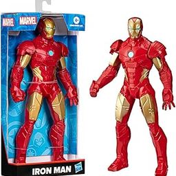 Marvel Mighty Hero Series Iron Man Action Figure, 9.5-Inch Poseable Super Hero Toy for Kids 4 and Up-15