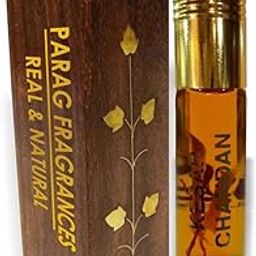 Parag fragrances Kesar Chandan With Handcrafted Wooden Box For Unisex, 8ml (Liquid)-19