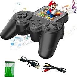 VikriDA Games for Kids 500 in 1 Controller Gamepad | Wireless TV Attachable Video Player - Black-54