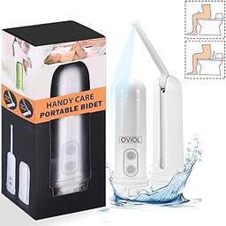 Portable Jet Spray for Toilet for Travel, Toilet Portable Bidet Spray Electric Jet Spray Portable Toilet Travel Essentials Foldable Handheld for Personal Hygiene Baby 2 Cleaning Modes, 180° Degree Nozzle (TRANSPARENT, ELECTRIC)-picture-19