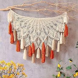 The Style SutraHandmade Crochet Doily 31.5" Cotton Table Cover for Cafe Kitchen Dining Room|Home & Garden | Kitchen, Dining & Bar | Tablecloths-image-40