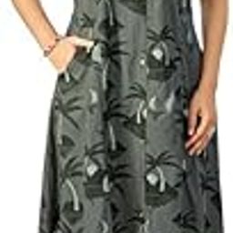 Women's Rayon Nature Party Co-ord Set | Rayon Blend Cords | Printed Co-Ords | Fusion Wear Tunic and Narrow Pant Cords | Fusionwear Top and Pant for Women-image-86