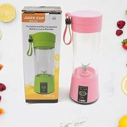 Multi-Purpose Portable USB Electric Juicer 6-Blades, Protein Shaker, Blender Mixer Cup (380 ML)-9