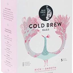 Blue Tokai Coffee Roasters Cold Brew Bag | Kalledeverapura - Medium Roast | Rich & Smooth | Pack Of 5 | 100% Arabica Beans | Specialty Coffee | Overnight Brew-image-47