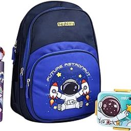Astronaut Space Theme Kids School Bag Combo with Tiffin & Bottle – Large Capacity & Water‑Resistant Backpack for Boys & Girls (5–12 yrs) - Ideal Space Explorer Gift Hamper.-image-46