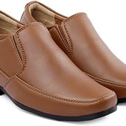 9 cm (3.5 Inch) Height Increasing Dress Shoe Formal Slip-on Faux Leather Shoes-image-27