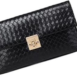 LICHTS®Women Clutch Elegant Handbag Pouch Purse Crossbody for Party Travel Shopping Black|Clothing, Shoes & Accessories | Womens Handbags & Bags|1 Lady Clutch-image-39