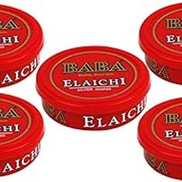 BABA ELAICHI Silver Coated Saffron Blended Elaichi - Refreshing, Exotic And Aromatic Mouth Freshener - 10Gm Tin (Pack Of 5)-image-46