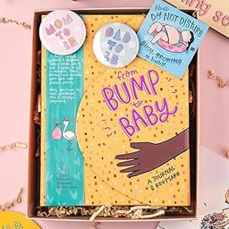 Alicia Souza | Pregnancy Journal Bump Box | Pregnancy Planner + Sticker Book + 20 Milestone Cards + Bookmark | Maternity Diary, Memories Keeper, Trimester Tracker, Gift for New Mom, Pregnancy Gifts-13