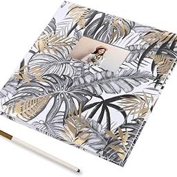 Large Self Adhesive Photo Album. big size 13 x12.6 inches Scrapbook for photo collection 4x6 5x7 8x10 Photos prefect for Wedding, family and Travel memories 40 Pages (20 sheet)-16