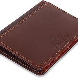Original Leather Wallet for Men | Dual Color RFID Protected Bifold Wallet | 6 Card Slots & Currency Pocket | Stylish & Slim Men's Purse | Ideal for Office, Travel & Gifting (Tan)-image-82