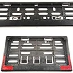 XDER,IND Bike Number Plate Frame with Reflector | Cover | Standered Number Plate Holder Front and Back Same Plate for All Bikes Compatible with Universal for Bike Set of 2-image-73