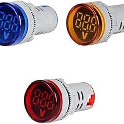 TSKTECH Voltage Indicator 22mm LED Digital Display Voltmeter Lights 220 Volt AC RYB (RED, YELLOW, BLUE)-image-24