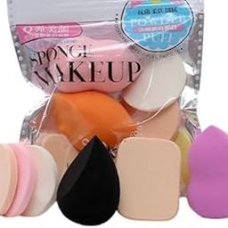 AGZS 6-in-1 Professional Beauty Blender Sponge for Face Makeup with Cotton Pad Foundation Beauty Blender (Multicolor)-14