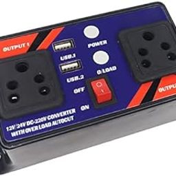 SP Dc Converter with Overload Autocut 12v/24v SMPS Socket Board with 2 USB Port for Home and Automobile-image-96