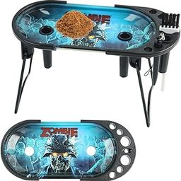 HASTHIP® Foldable Metal Ashtray Tray with Work Table for Hand-Rolled Cigarettes, Portable Cigarette Maker for King Size & 1 1/4 Size, Travel-Friendly Smoking Accessory-image-9