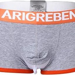 Men Briefs Mesh Bulge Pouch Boxers Underwear Shorts Male Panties M Gray | Clothing Shoes & Accessories | Mens Clothing | Underwear | 1 Piece Men Underwear-image-121