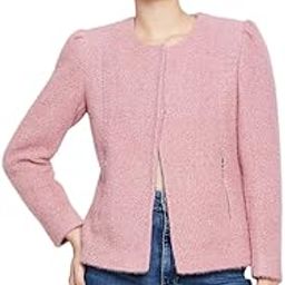 Self Design Full Sleeves Round Neck Regular Fit Women Winter Blazer | Winter Blazer for Women | Women Blazer for Winter Wear | Blazer for Ladies Winter Wear (P_LBLZ00014)-picture-19