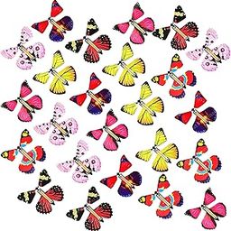 FunBlast Flying Butterfly Toy - Magic Wind up Colourful Butterflies for Boys/Girls, Plastic Fairy Toys for Kids - Multicolour (Pack of 24)-14