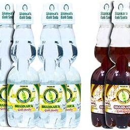 Shankar'a-Goli Soda – Assorted Pack of 6 | Soft Carbonated Drink | 2 x Lemon, 4 x Jeera Chatka | 6 Bottles x 200ml | Contains Added Flavours-picture-28