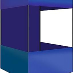 Promotional Canopy Tent 4X4X7 - Promotional Tent, Folding Commercial Marketing Tents, Kiosk (Blue) Set of 1 (Blue)-image-10
