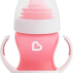 Munchkin Gentle Transition Trainer Cup, 4 Ounce, Pink-image-49