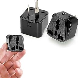 Universal Travel Adapter for China,Australia, New Zealand,2 in 1 Type I Plug Adapter,India to China Plug with Dual Outputs,Pack of 1-48