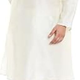 (Since 1958 Men's Royal Blue Dupion Silk Classic Solid ONLY Long Kurta-picture-3