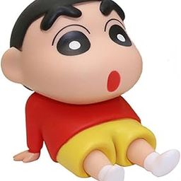 Action Figure Mobile Holder Size -5.8 inch X 2.6 inch | Medium Size | Figurine Cartoon Figures Toys for Boys & Girls PVC Super Stable Phone Holder for Phones and Tablets. (Shin_chan-Red)-19