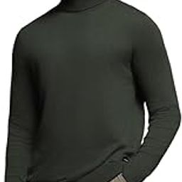 Men's Cotton Blend Casual High Neck Sweater-image-64
