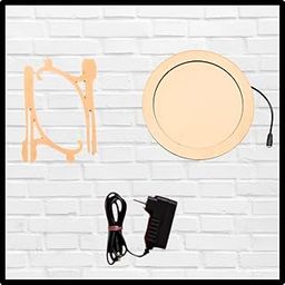 Wooden LED Light Base for DIY Moon Lamp & Creative Art Projects – Plug & Play Light Board with MDF Stand – Ideal for Painting, Resin Art, Dot Mandala, and Gifting – Available in 8", 12", 14", & 16"-image-53