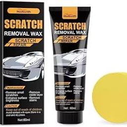 Car Scratch Repair Paste, 60ml Premium Scratch Remover Kit with Wipe and Sponge, Vehicle Surface Restoration Polishing Wax (Pack Of 1)-picture-0