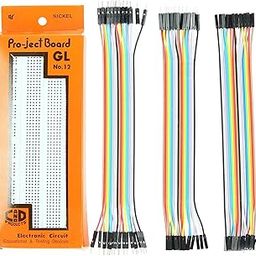 Super Debug Breadboard 840 pin with 60 pcs Jumper wire Set (20PCS Female-Female, 20PCS Male-Female, 20PCS Male-Male)-image-8