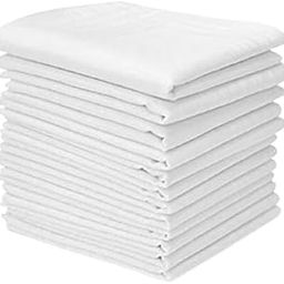 Cotton Soft Napkins Men's Pure Cotton Handkerchief/Hankies with White-image-63