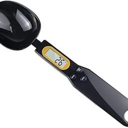EKANTIKDigital Spoon Scale for Kitchen 500g/ 0.1g High Precision Portable Electronic Mini Scales LCD Display Unit Switchable/Data Lock/Tare Function Food Cooking Scales-Black-11