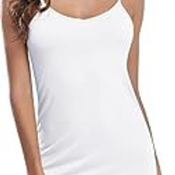 Full Slip for Women - Long Inner Under Dress Spaghetti Strap Mid-Thigh Length Undergarment Nightwear-image-63