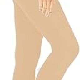 Women's Polyester Blend Modern Solid Thermal Leggings – Ultra-Warm, Stretchable Winter Wear with Soft Fleece Lining-13