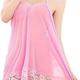 Pink Babydoll Lingerie Set for Honeymoon for Woman with g String Thongs-image-29