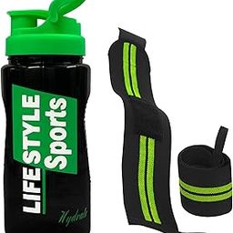 FIT FOCUS Gym Gallon Leak-proof Bottle 1800ML for Drinking Water With wrist support band, Water Gallon Bottle for Gym with wrist supporter band for Men and Women. (Green)-image-89