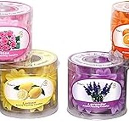Illume LAMP & Candles Vidur's Scented Floating Candles Pack of 10 Lavender Flower Shaped Decorative Candles for Home Decor and Festive Ambience-image-87