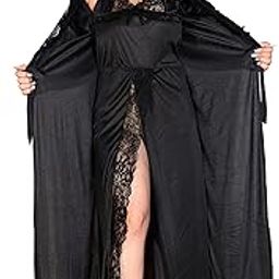 Satin Women's/Girls Nightwear Nighty 2 Pc Sleepwear set-05 Black-image-44